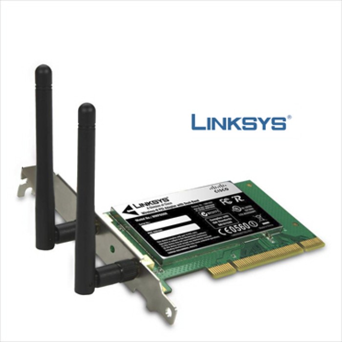 Scheda di Rete Wifi Linksys WMP600N Dual-Band Wireless-N PCI Adapter  