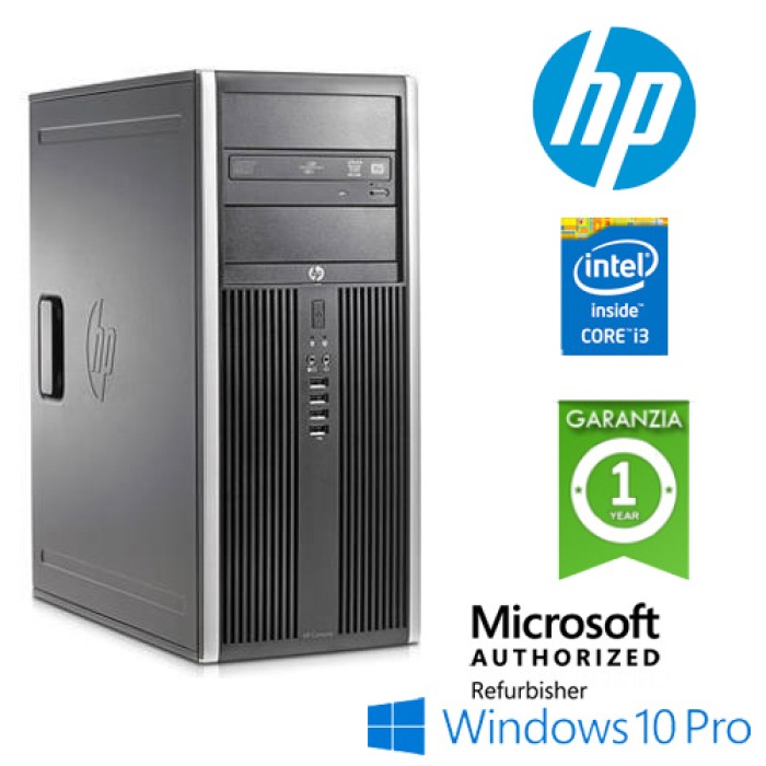 PC HP Compaq 6300 Pro CMT Core i3-3220 3.3GHz 4Gb Ram 500Gb DVDRW Windows 10 Professional Tower 