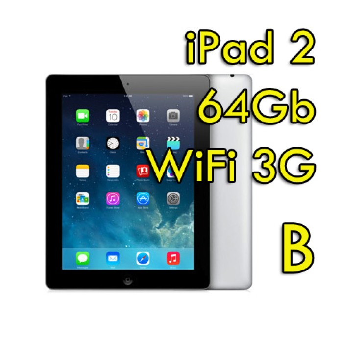 Apple iPad 2 64Gb WiFi 3G Nero (Seconda Generazione) MC775TY/A [GRADE B]