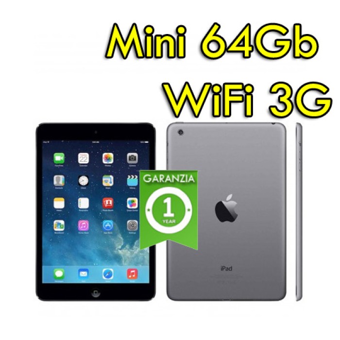 Apple iPad Mini 64Gb WiFi Webcam Bluetooth Black MB294LL/A