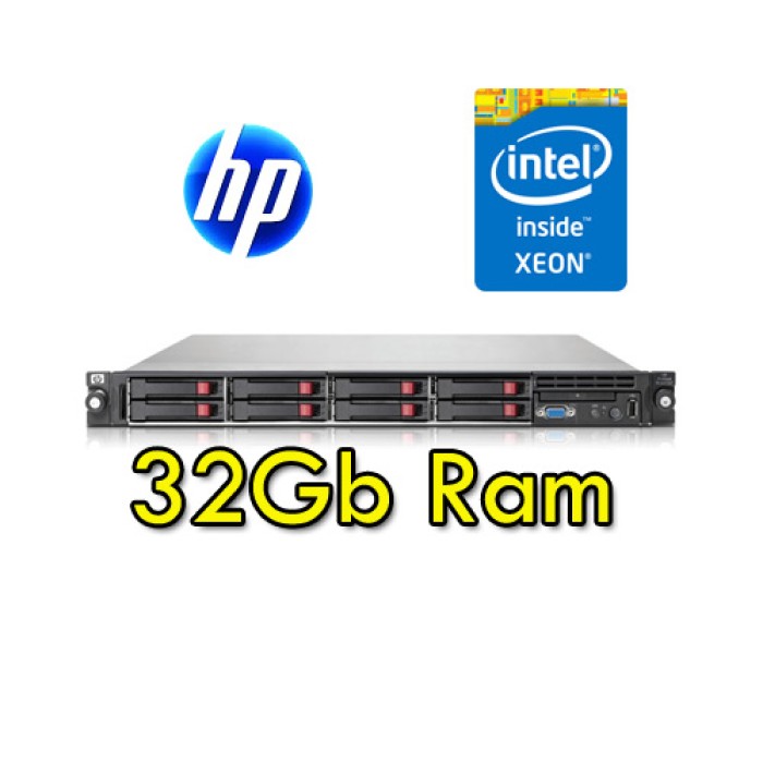 Server HP ProLiant DL360 G7 Xeon Quad Core X5650 2.7GHz 12M 32Gb Ram 292GB SAS (2) PSU Smart Array P410i 