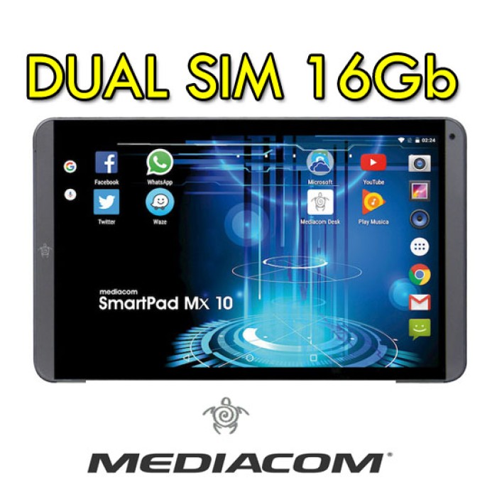 Mediacom SmartPad MX 10 HD Lite 16GB 3G 4G Nero Grigio Tablet