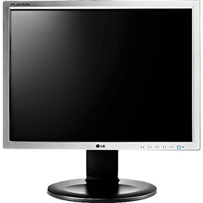 Monitor LCD LG Flatron E1910 19 Pollici VGA DVI AUDIO Black Silver 4:3 