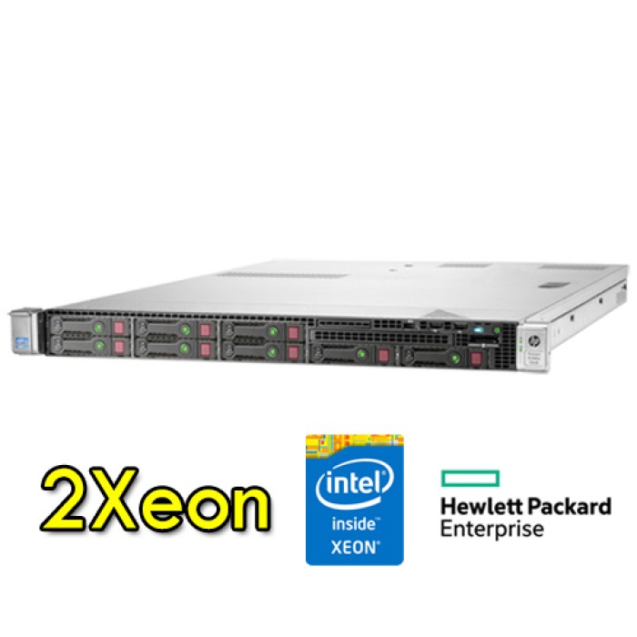 Server HP Proliant DL360e G8 (2) Xeon Octa Core E5-2450L 1.8GHZ 32Gb Ram 500Gb 2.5' (2) PSU Smart Array B120i