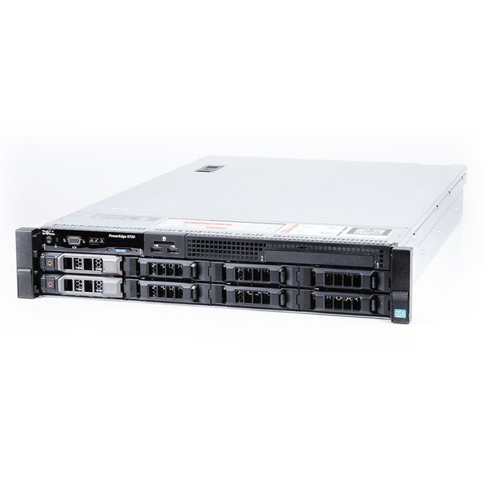 Server Dell PowerEdge R720 (2) Xeon Deca Core E5-2650L V2 1.7Ghz 25Mb Cache 48Gb Ram 4Tb Perc H710mini (2) PSU