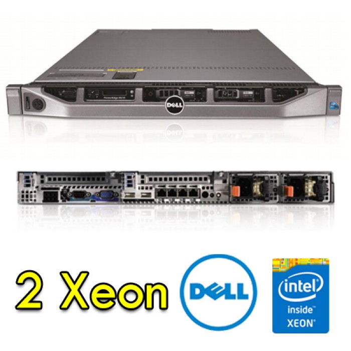 Server Rack DELL PowerEdge R610 (2) Xeon E5620 2.4GHZ 16Gb Ram 292Gb 2.5' SAS (2) PSU