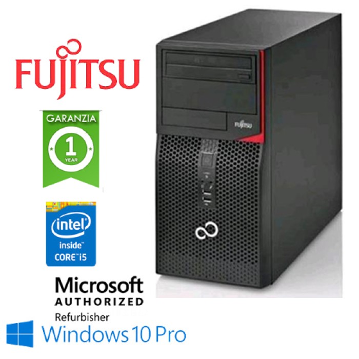 PC Fujitsu Esprimo P556 Core i5-6400 2.7GHz 8Gb Ram 256Gb SSD Windows 10 Professional Tower