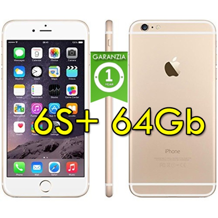 iPhone 6S Plus 64Gb Gold A9 MKUV2LL/A Oro 4G Wifi Bluetooth 5.5' 12MP