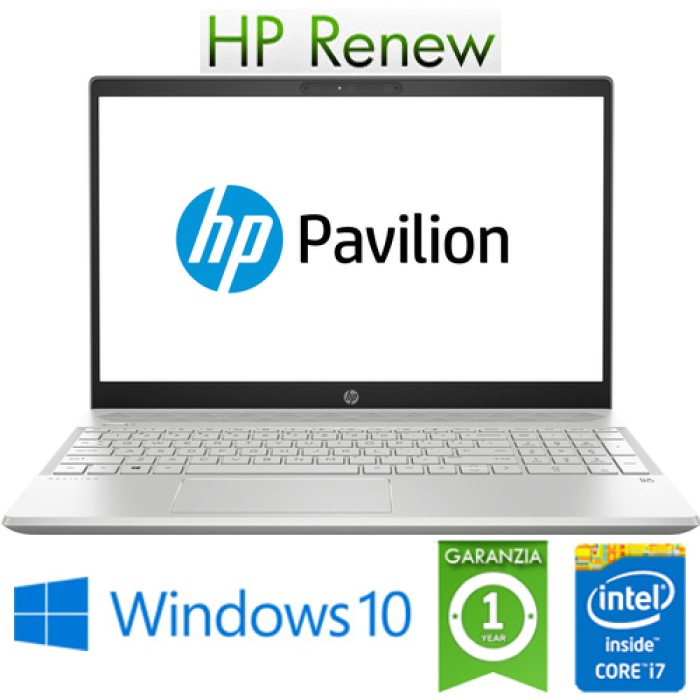 Notebook HP Pavilion 15-cs2108nl i7-8565U 16Gb 512Gb SSD 15.6' FHD NVIDIA GeForce MX250 2GB Windows 10 HOME