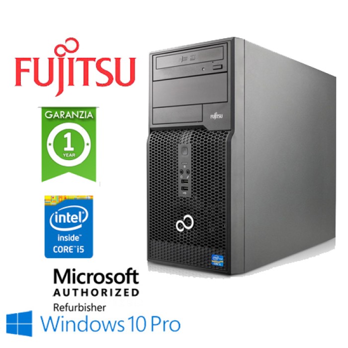 PC Fujitsu ESPRIMO P420 E85+ Core i5-4460 3.2GHz 8Gb Ram 500Gb DVD-RW Windows 10 Professional Tower