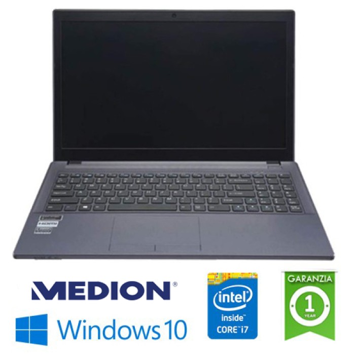 Notebook Medion Terraque W650RB Core i7-6700HQ 2.6GHz 16Gb 500Gb 15.6' Geforce 940M 2GB Win. 10 Home NUOVO