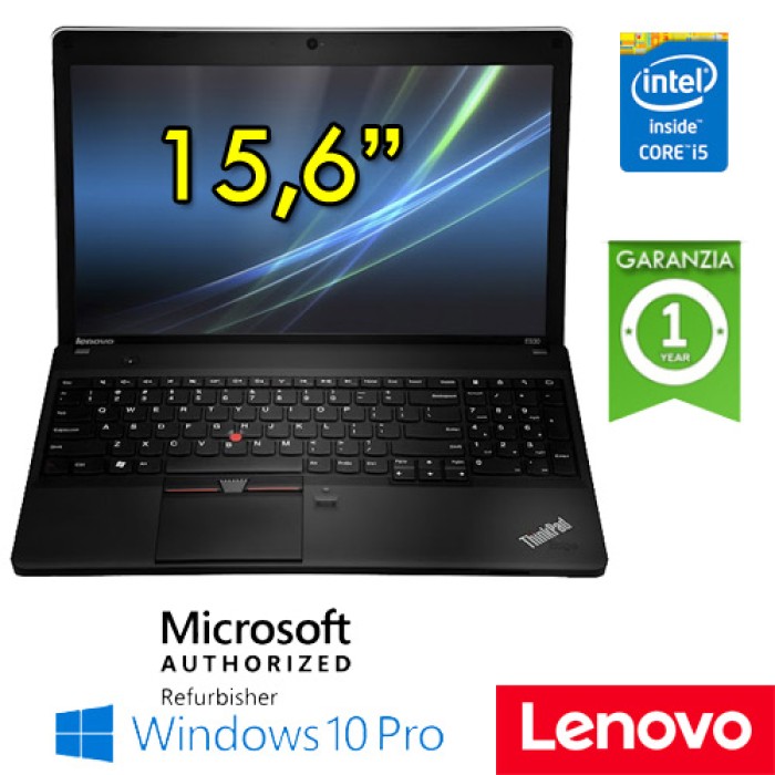 Notebook Lenovo ThinkPad Edge E530 Core i5-3210M 2.5GHz 8Gb 500Gb 15.6' LED Windows 10 Professional