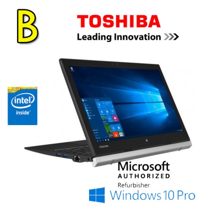 Notebook Ibrido Toshiba Portegè Z20T-B M-5Y71 8Gb Ra 256Gb SSD 12.5' Windows 10 Professional [Grade B]