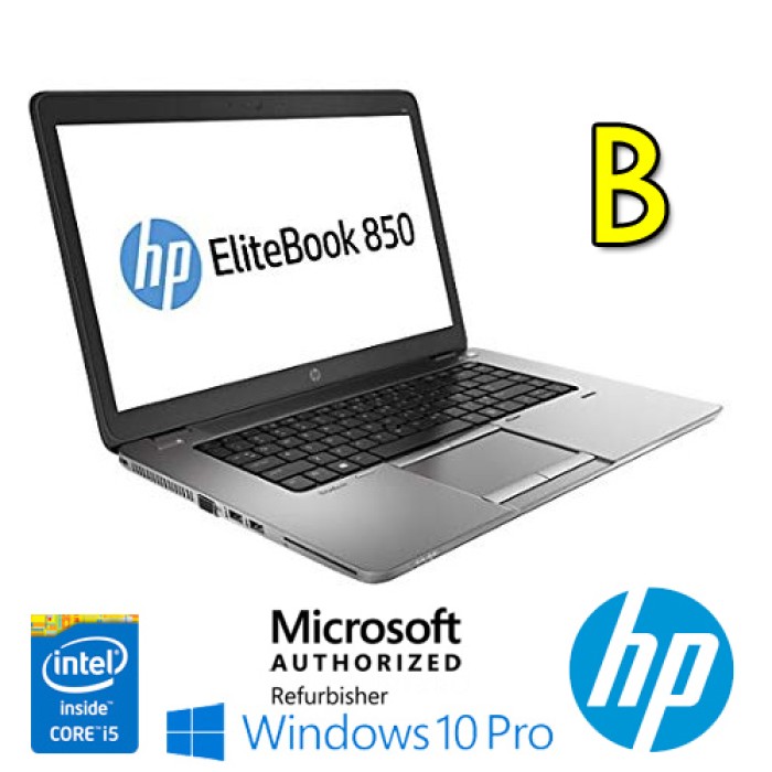 Notebook HP EliteBook 850 G2 Core i5-5300U 2.3GHz 8Gb 256Gb SSD 15.6' AG LED Windows 10 Pro [Grade B]