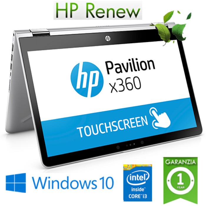 Notebook HP Pavilion x360 14-cd0000nl Intel Core i3-8130U 2.2GHz 8Gb 256Gb SSD 14' FHD BV Windows 10 HOME