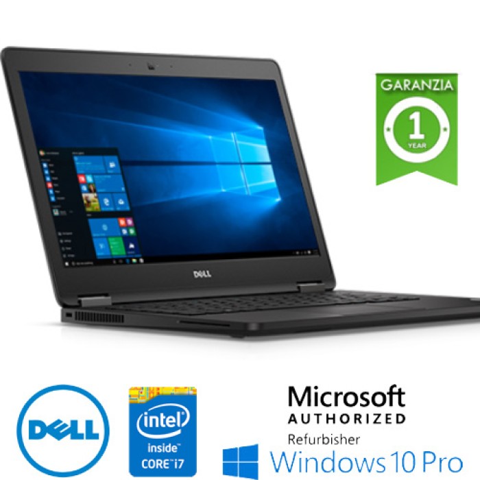 Notebook Dell Latitude E5470 Core i7-6600U 8Gb 256Gb SSD 14' Windows 10 Professional