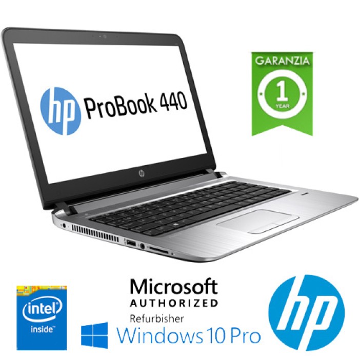 Notebook HP ProBook 440 G3 Intel Pentium 4405U 8Gb 128Gb SSD 14' LED Windows 10 HOME