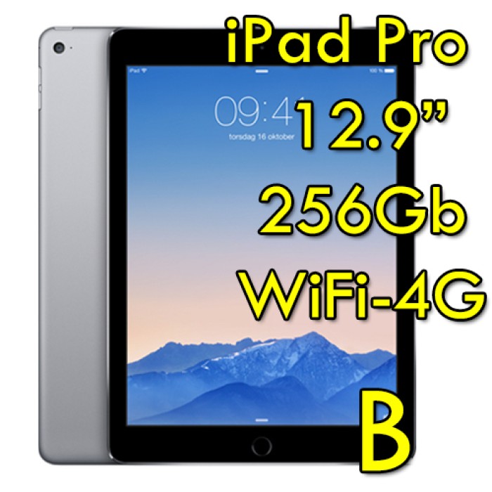 Apple iPad Pro A1671 12.9' 256Gb WiFi-Cellular 4G MPA42FD/A Smart Connector Bluetooth SpaceGray [Grade B]