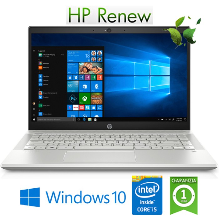 Notebook HP Pavilion 14-ce3039nl i5-1035G1 1.0 GHz 8Gb 512Gb SSD 14' FHD LED Windows 10 HOME