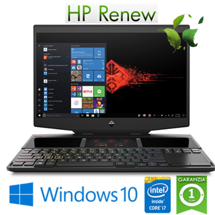 Notebook HP Omen X 15-dg0005nl i7-9750H 32Gb 512Gb SSD 15.6' FHD LED NVIDIA GeForce RTX 2070 8GB Win. 10 HOME