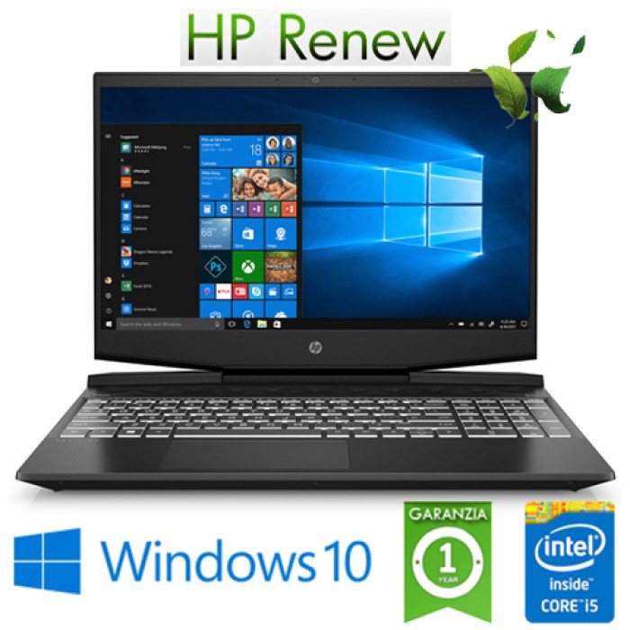 Notebook HP Pavilion 15-dk0061nl i5-9300H 8Gb 512Gb SSD 15.6' NVIDIA GeForce GTX 1650 4GB Gaming Win.10 HOME