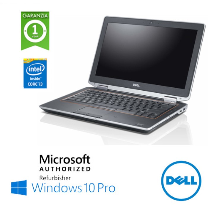 Notebook Dell Latitude E6320 Core i3-2310M 2.2GHz 8Gb Ram 320Gb 13.3' DVD-RW WEBCAM Windows 10 Professional