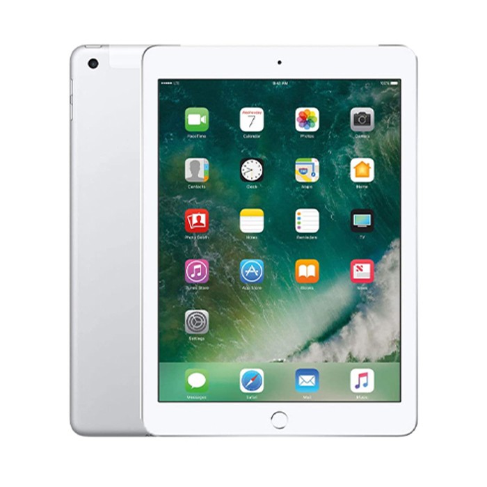 Apple iPad 5 32Gb Silver 9.7' A9 Wifi 4G Cellular Retina Bluetooth Webcam MP252LL/A