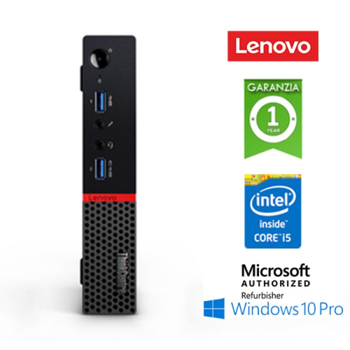 PC Lenovo Thinkcentre M700 TINY i5-6500T 2.5GHz 8Gb 128Gb SSD Windows 10 Professional