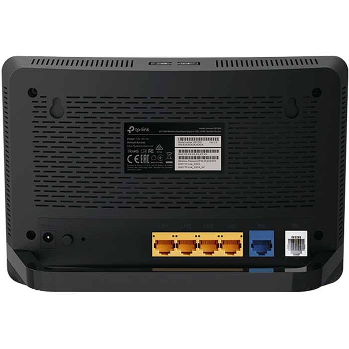 TP-Link Archer VR1200 Modem Router Wireless (VDSL FTTC FTTS ADSL) fino a 100Mbps Wi-Fi AC1200