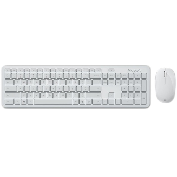 Kit Tastiera e Mouse Microsoft Desktop Wireless QHG-00040 QWERTY Italiano Bianco [NUOVO]