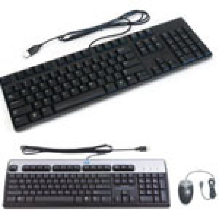 Kit Tastiera e Mouse DIVERSE MARCHE USB Black ITA