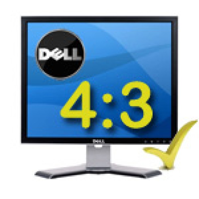 PC Monitor LCD 17 Pollici Dell Ultrasharp 1708FPT-FPF 4 USB 4:3 BLACK SILVER