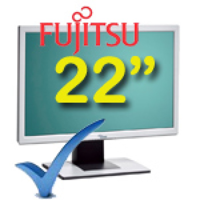 Monitor 22 Pollici Fujitsu ScenicView B22W-5 Eco LCD VGA DVI Wide 