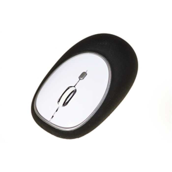MOUSE GOMMATO WIRELESS COLORE NERO