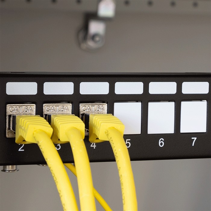 Inserto vuoto Keystone, 10 pezzi, colore bianco