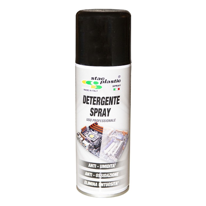SPRAY DETERGENTE PER CONTATTI ANTI OSSIDAZIONE, ANTI UMIDITA', NON OLEOSO 200 ML