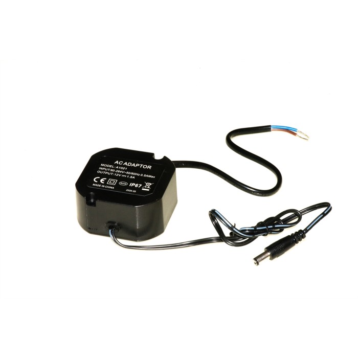 ALIMENTATORE 12 VOLT 1,5A DA ESTERNO IP67