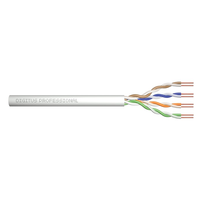 DIGITUS Cavo di installazione rete CAT 5e U-UTP matassa mt 305 materiale CCA Classe ECA