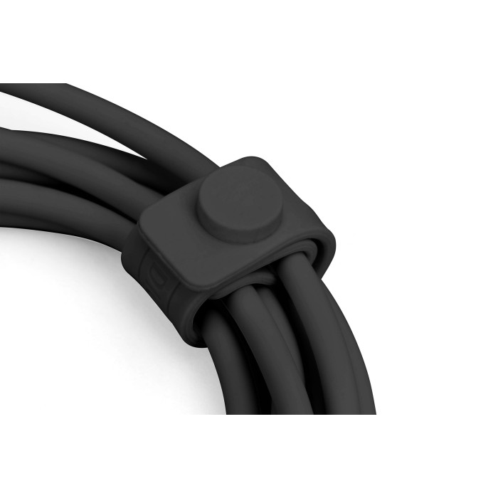 CAVO GUAINA SILICONE USB-C / USB-C 0.5m, USB 3.2 Gen2, 10G, 4K, 100W, NERO