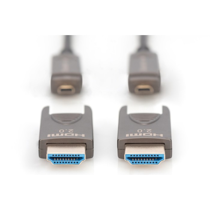 DIGITUS Cavo in fibra ottica ibrido 4K - HDMI? AOC connettore rimovibile mt 10