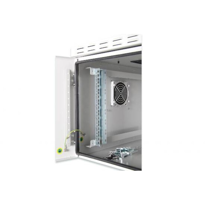 ARMADIO RACK 19' PER RETI DA ESTERNO PROTEZIONE IP55 7 UNITA' 600x450x490 MM. (LxPxA)