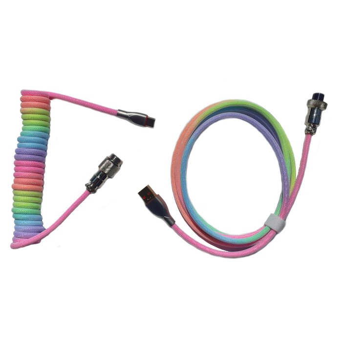 Coppia cavi Aviator USB rainbow