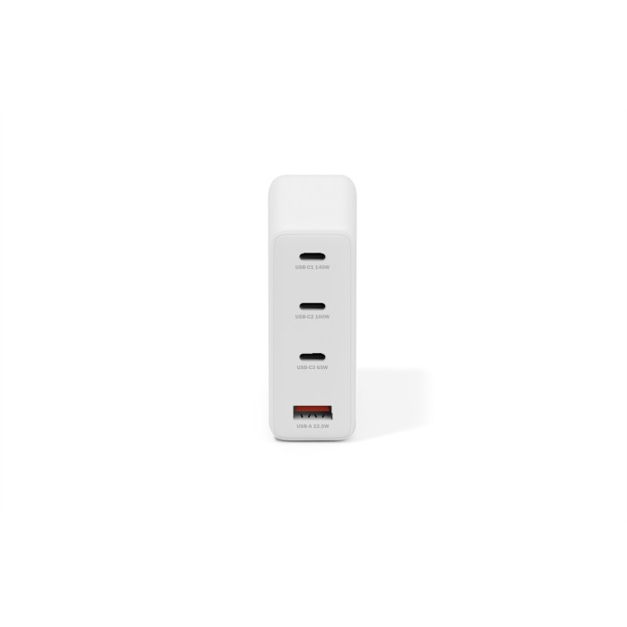 Caricatore USB GaN 140W, 3x USB-C, 1x USB-A