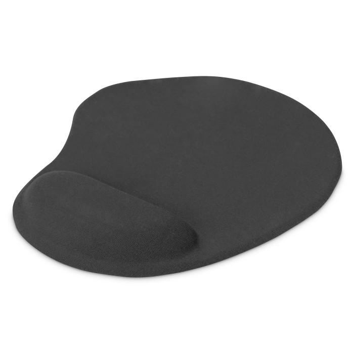DIGITUS Tappetino per mouse ergonomico con supporto per la mano colore nero