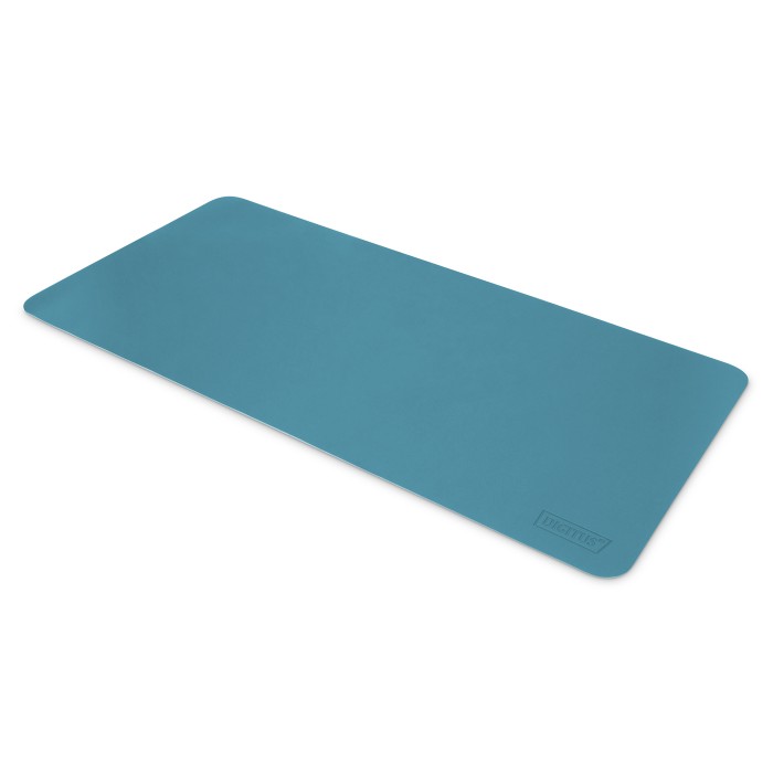 DIGITUS Tappetino da scrivania / mouse pad (90 x 43 cm), blu