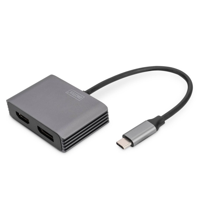 USB Type-C 4K 2-in-1 DisplayPort + HDMI Graphics Adapter
