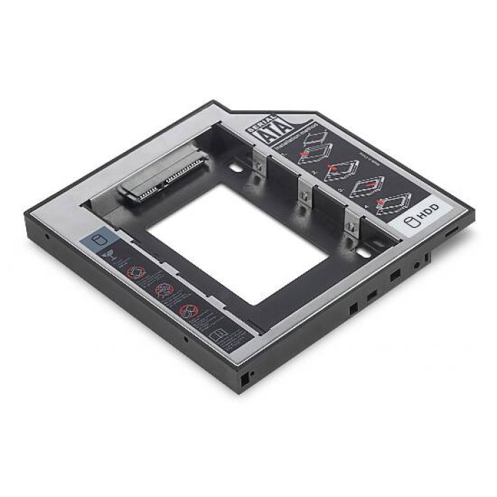TELAIO DI INSTALLAZIONE PER UNITA' CD/DVD/BLU-RAY SATA SU SATA III ALTEZZA 12,7 MM