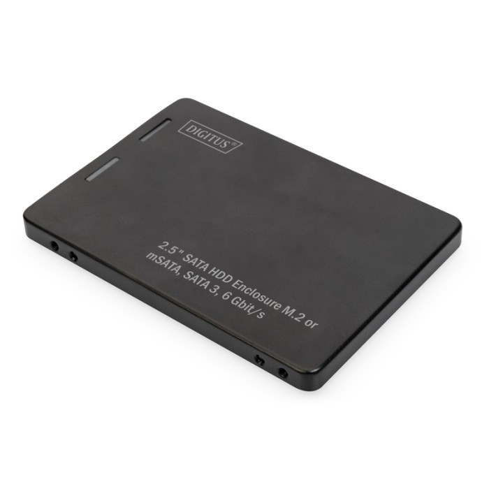 BOX ESTERNO 2,5' SATA HDD M.2 O mSATA SATA 3 6 Gbit/s, FINO A 520 MB/s