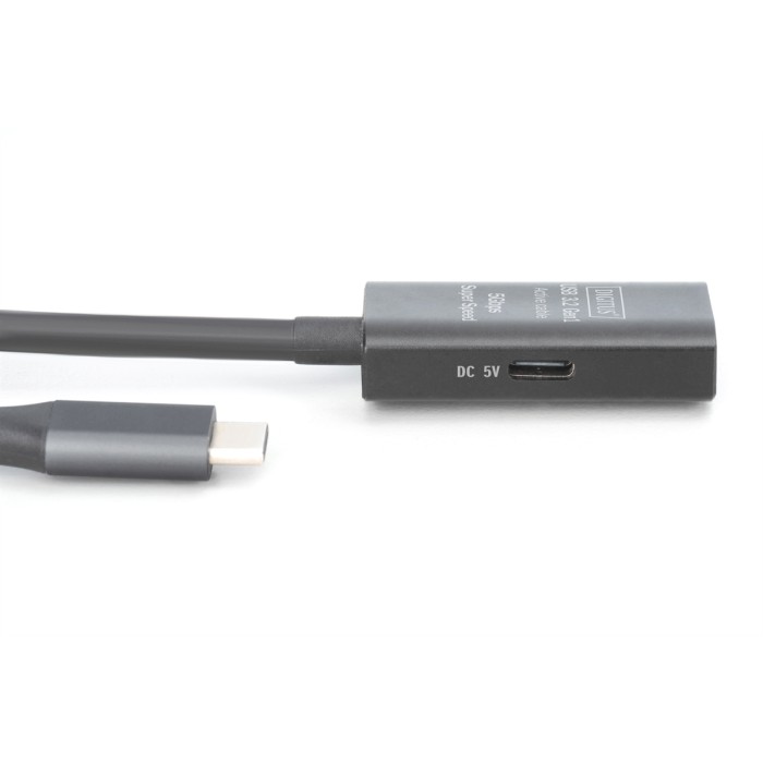 Active USB 3.2 Gen1 5G extension cable, USB-C - USB-C, 5m