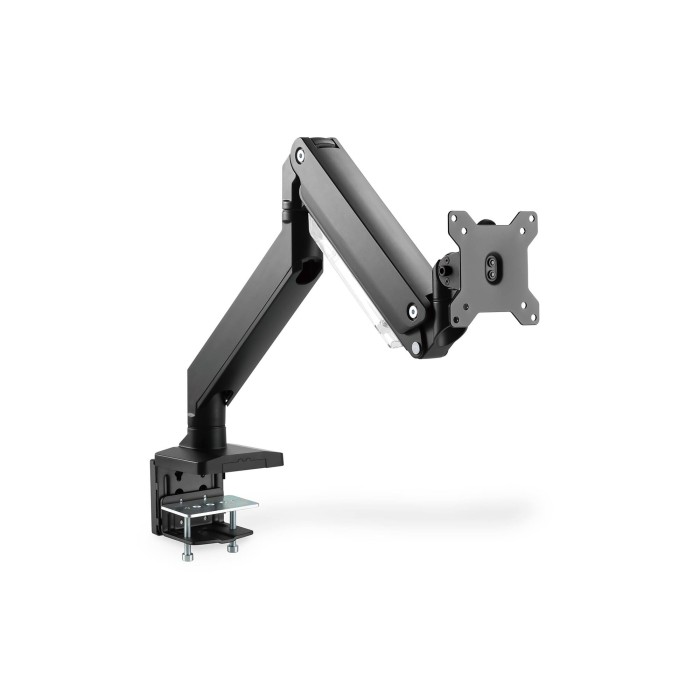 DIGITUS Porta monitor universale singolo con molla a gas e montaggio a incastro